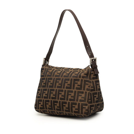 Fendi Vintage Zucca FF Mama Baguette Shoulder Bag – Brown