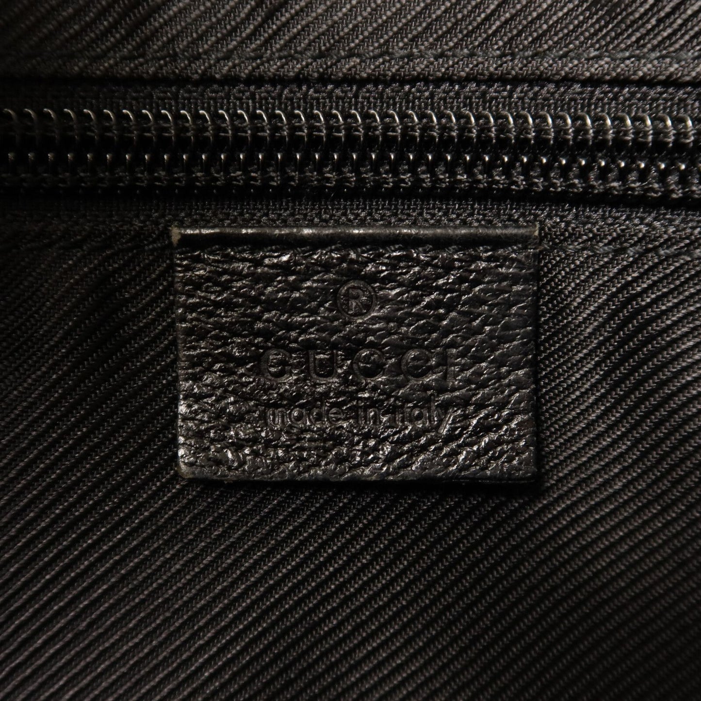 Gucci Black GG Canvas Crossbody Bag