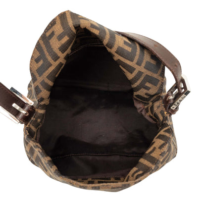 Fendi Vintage Zucca FF Mama Baguette Shoulder Bag – Brown