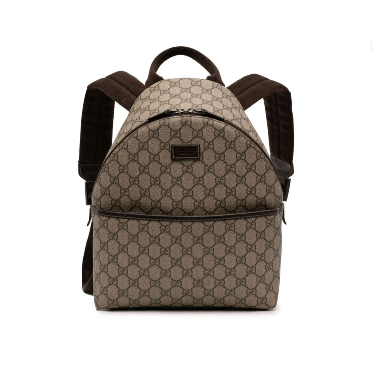 Gucci GG Supreme Canvas Backpack – Beige/Brown