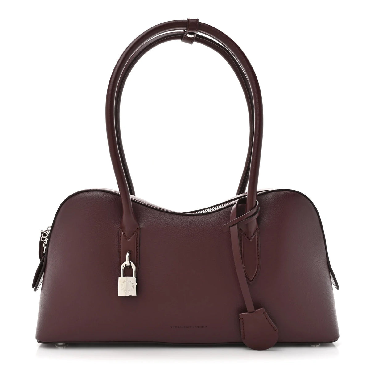 Stella McCartney Eco Grainy Alter Mat Ryder Shoulder Bag Bordeaux