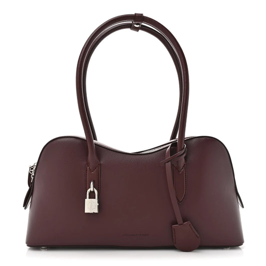 Stella McCartney Eco Grainy Alter Mat Ryder Shoulder Bag Bordeaux
