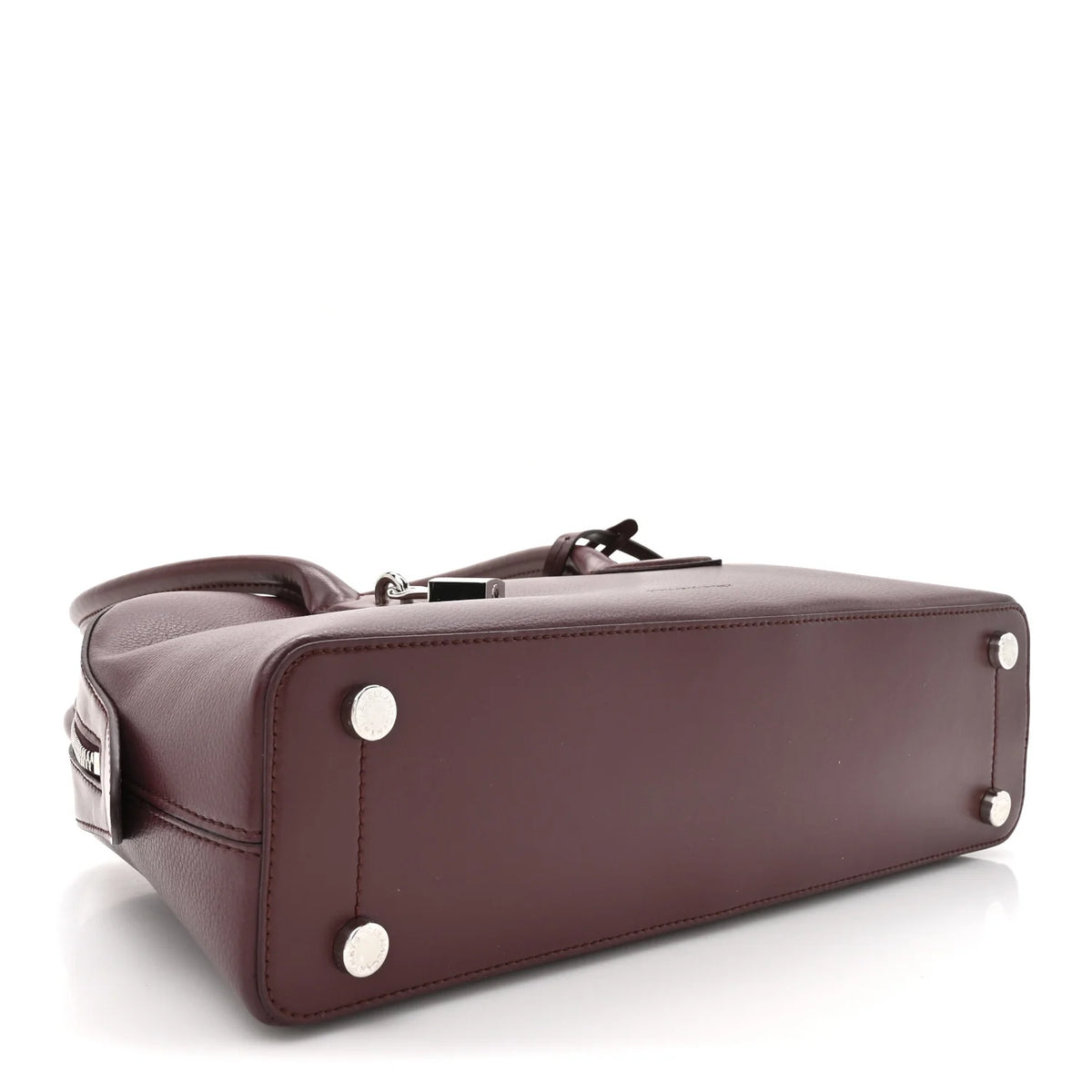 Stella McCartney Eco Grainy Alter Mat Ryder Shoulder Bag Bordeaux