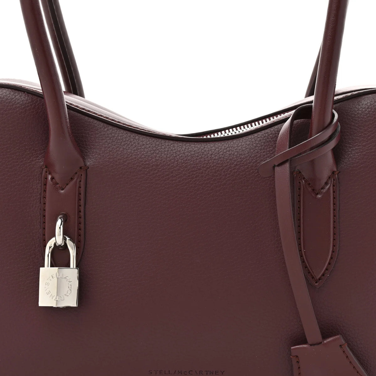Stella McCartney Eco Grainy Alter Mat Ryder Shoulder Bag Bordeaux