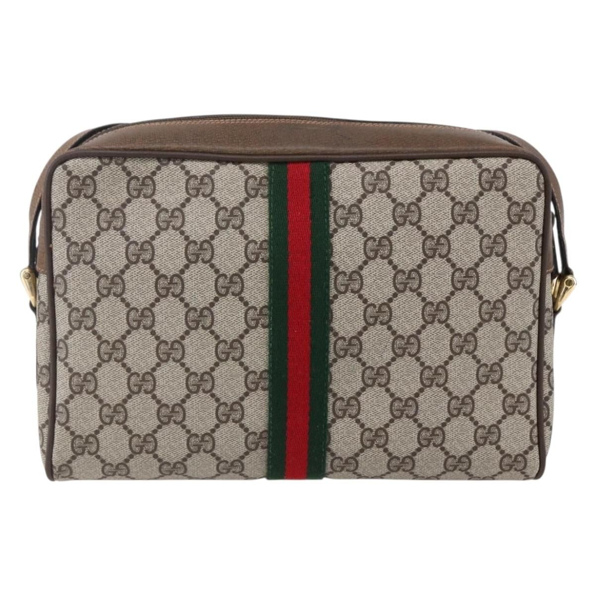 Gucci Small Ophidia Web Shoulder Bag, GG Supreme