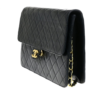 CHANEL Vintage Chain Flap Bag — Quilted Leather