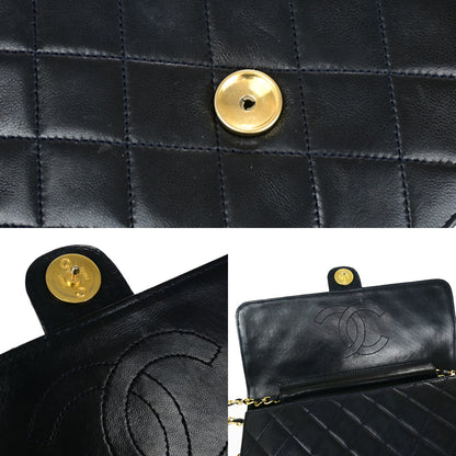 CHANEL Vintage Chain Flap Bag — Quilted Leather